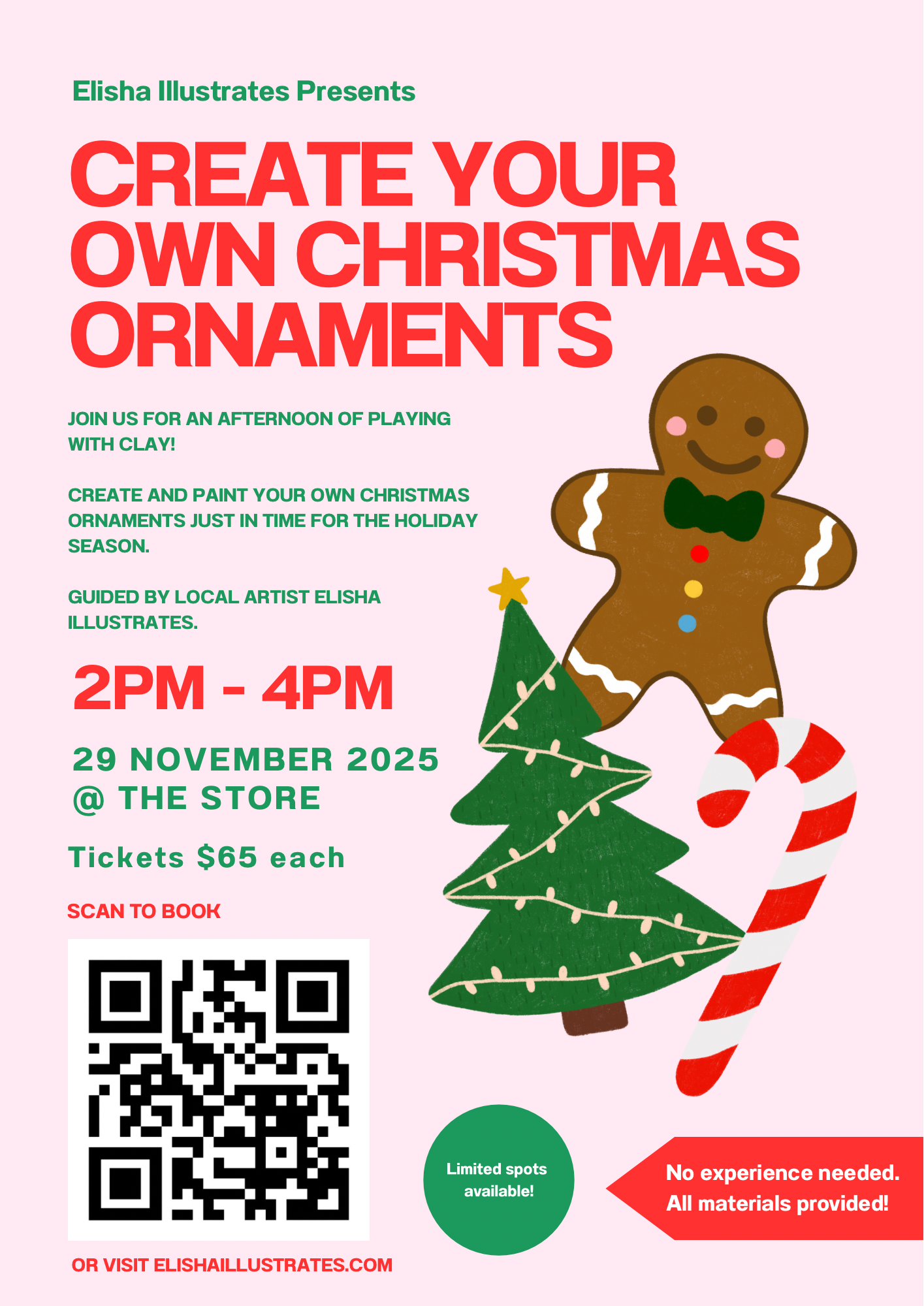 Create Your Own Christmas Ornaments Workshop