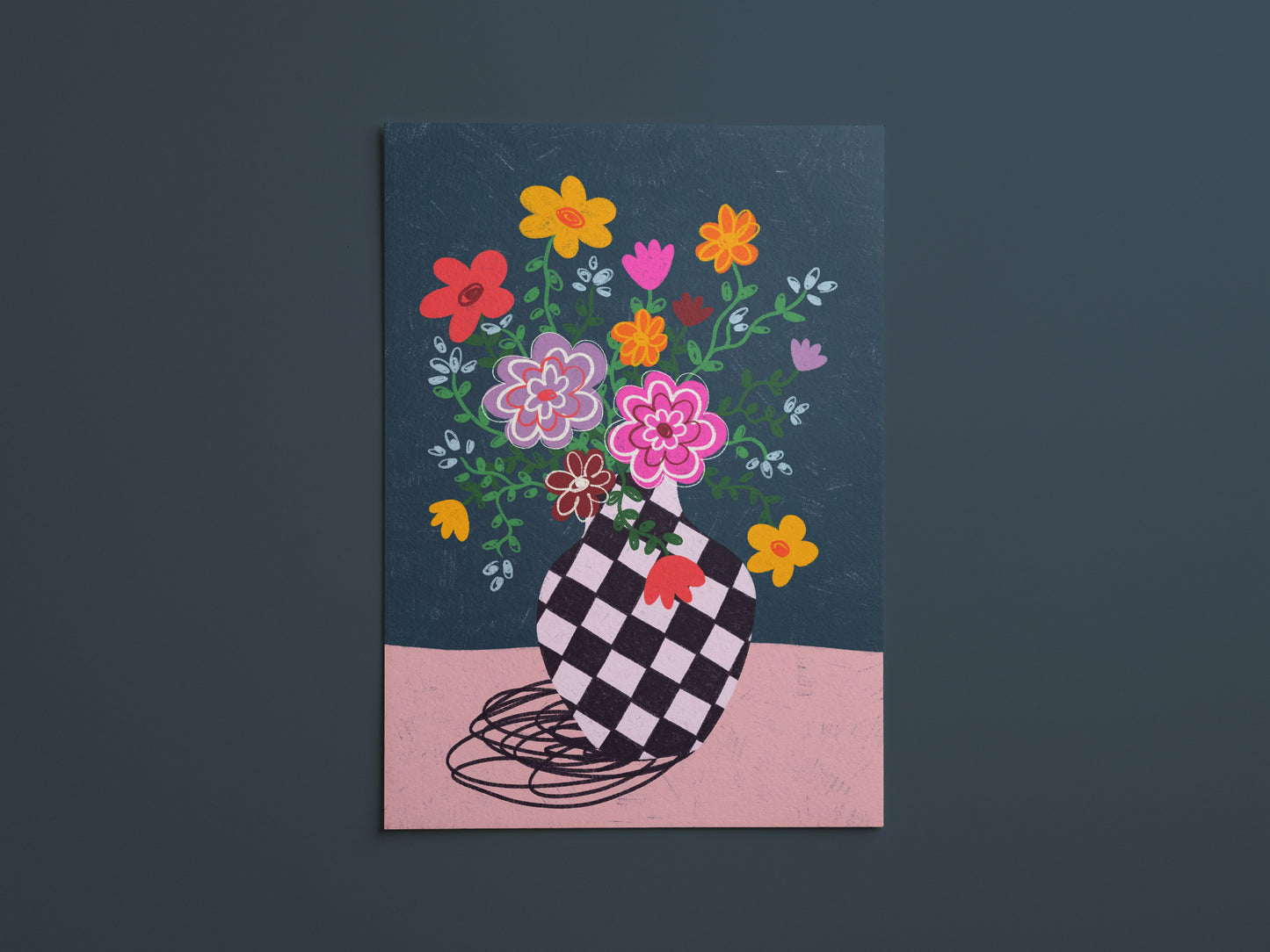 Autumn Flowers Art Print