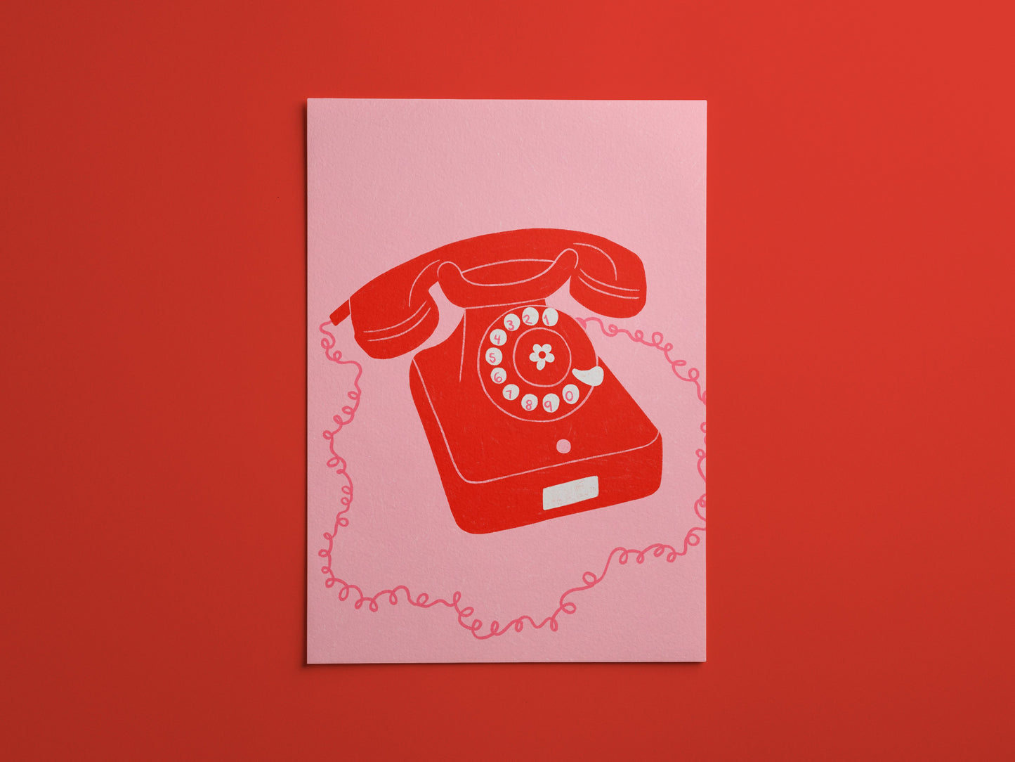 Call Me Art Print