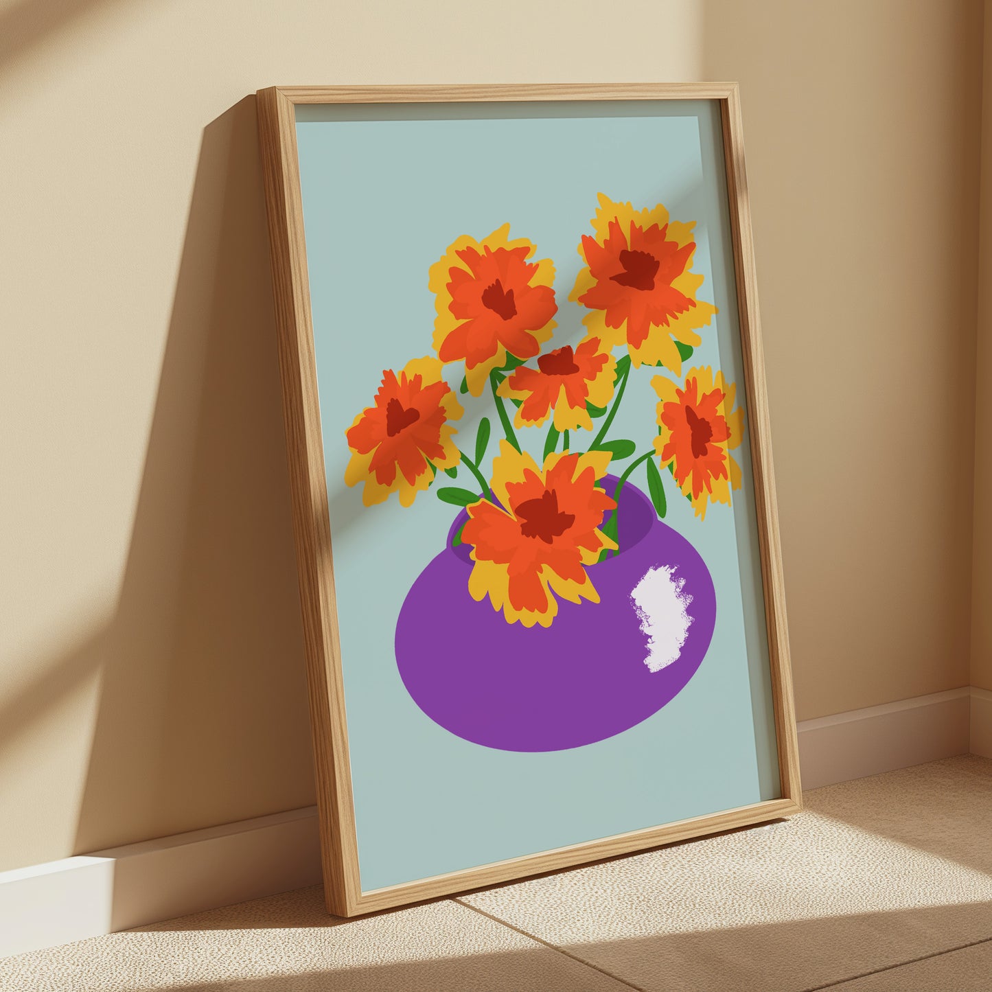 Marigolds Art Print