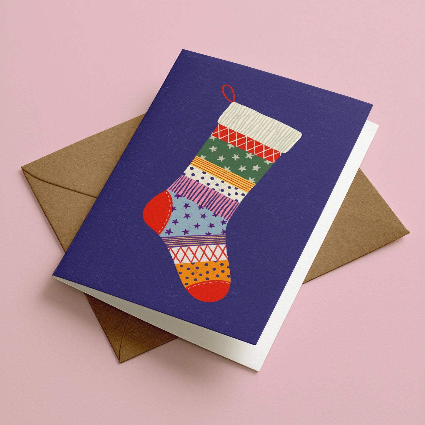 Christmas Stocking Greeting Card