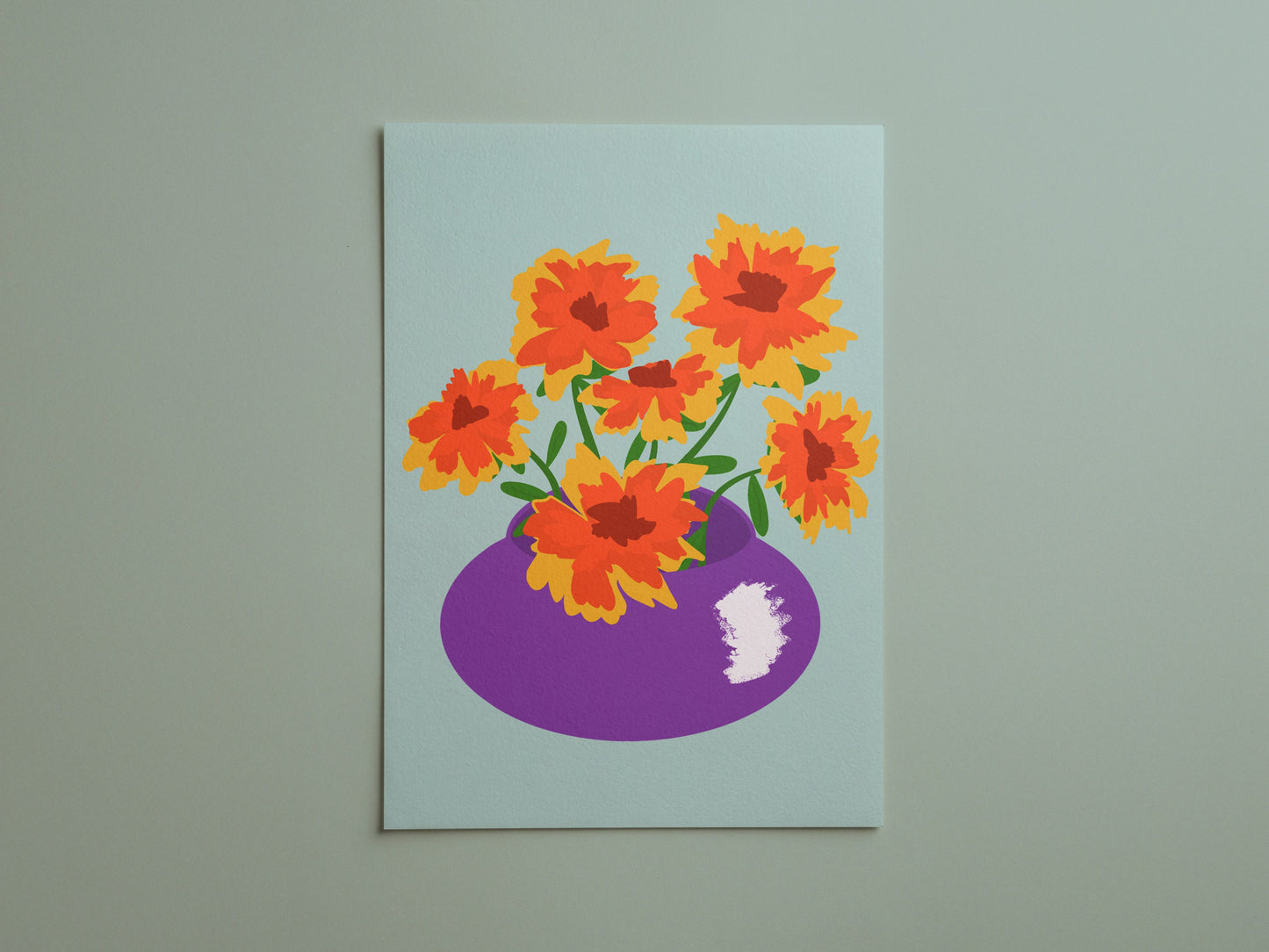 Marigolds Art Print