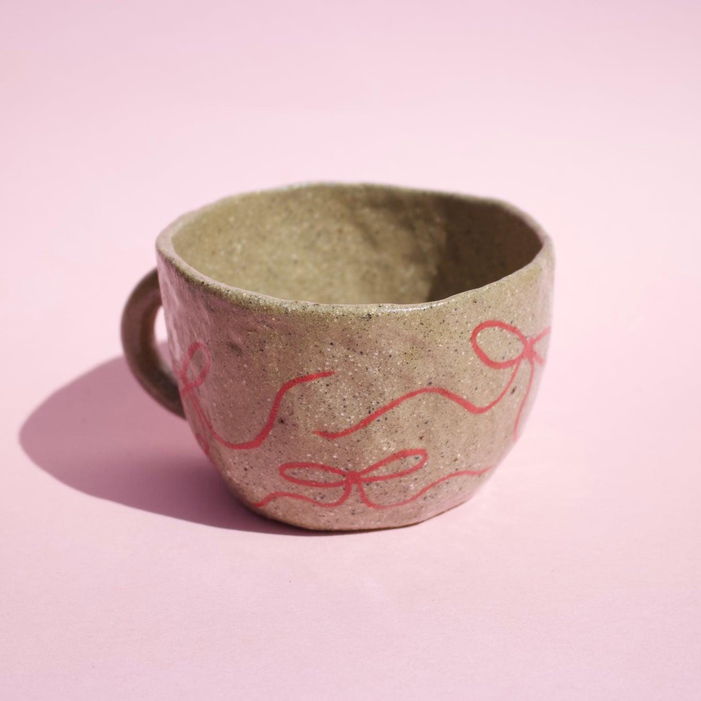 Bow Handbuilt Mug