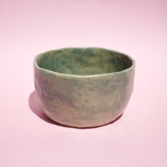 Blue & Green Handbuilt Bowl