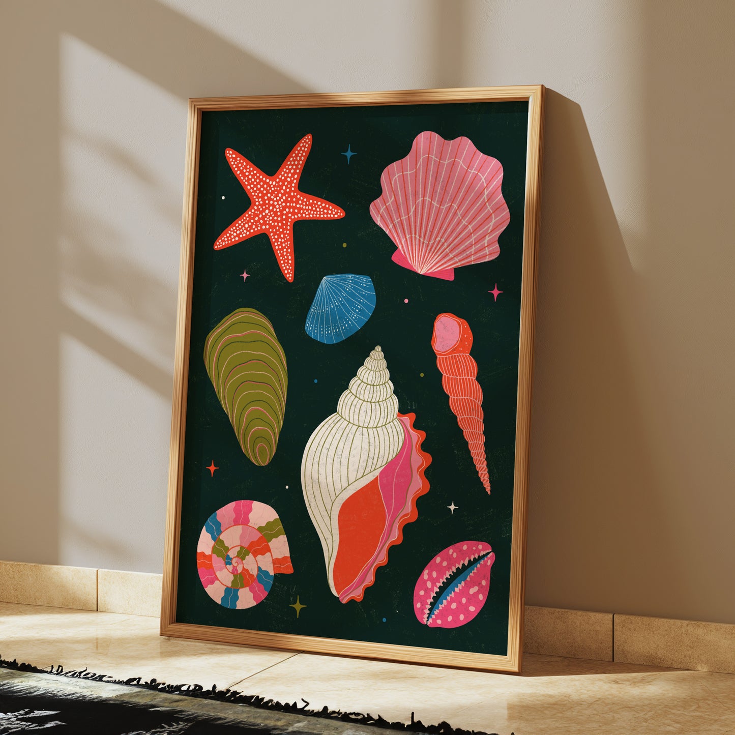 She Sells Seashells Art Print