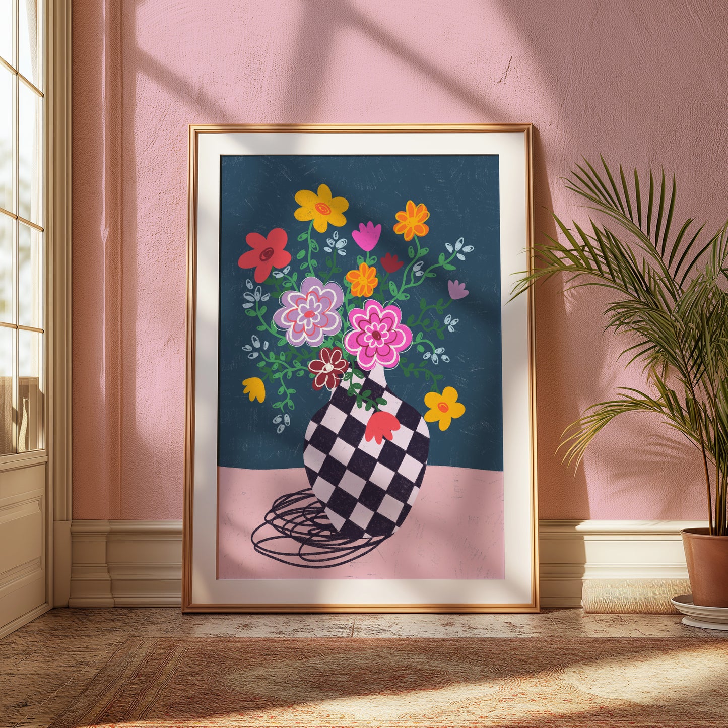 Autumn Flowers Art Print