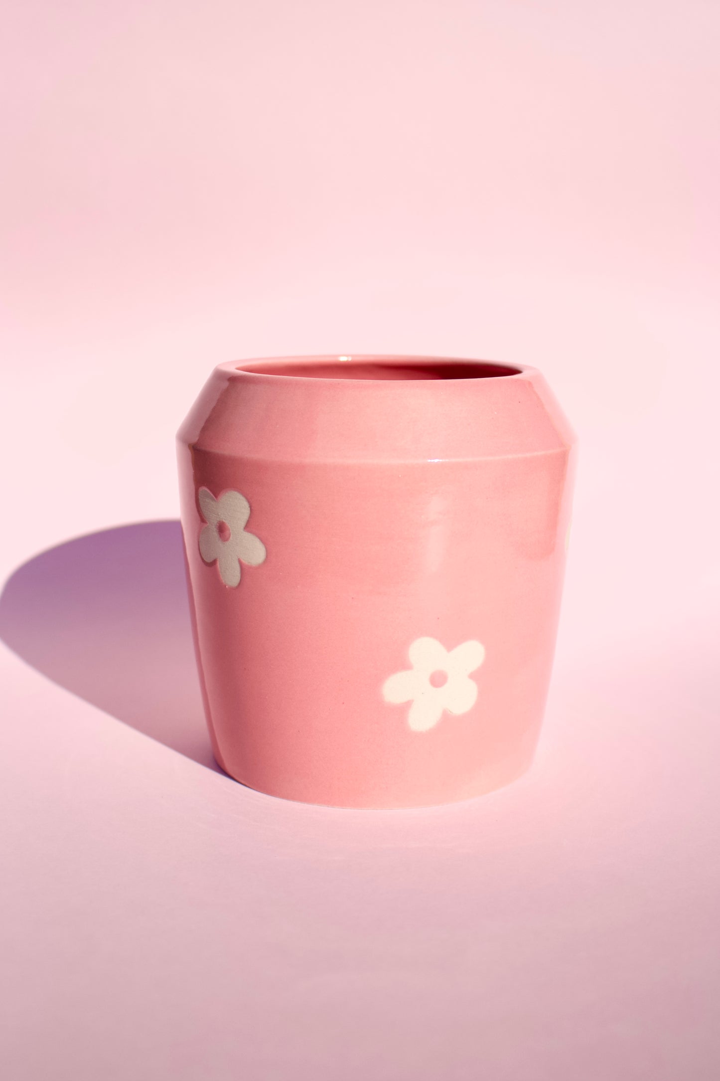 Pink Daisy Vase