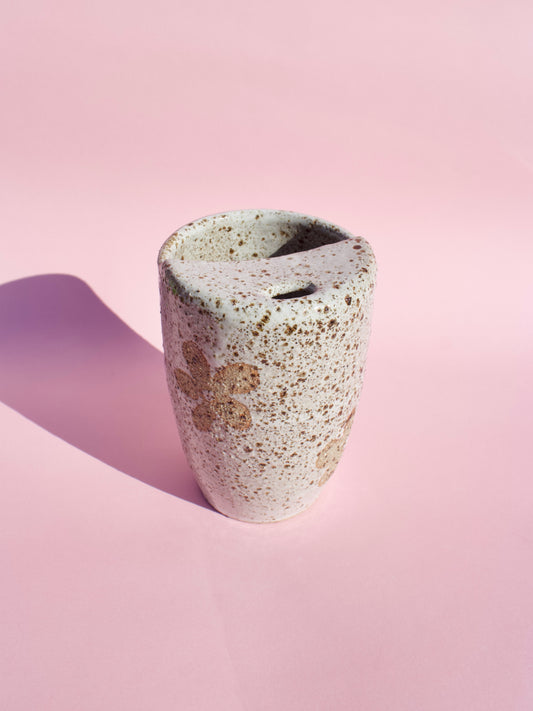 Speckled Daisy Travel Mug