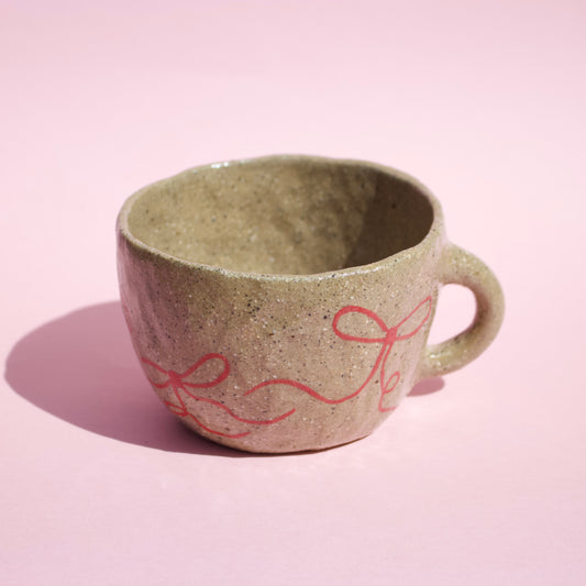 Bow Handbuilt Mug