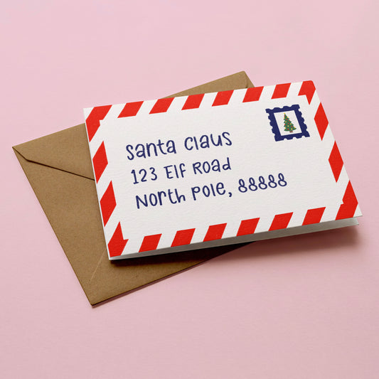 Christmas Letter Greeting Card