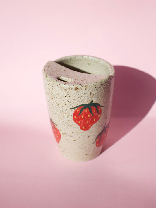 Strawberry Travel Mug 1