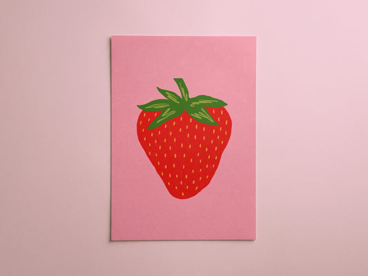 Strawberry Art Print