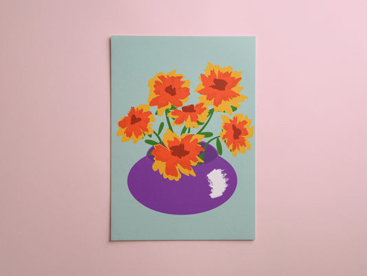 Marigolds Art Print