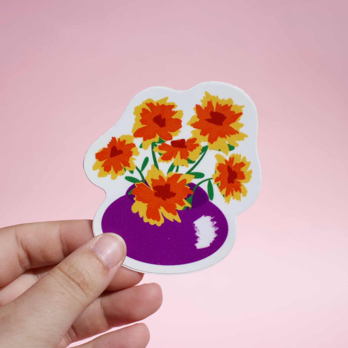 Marigolds Sticker