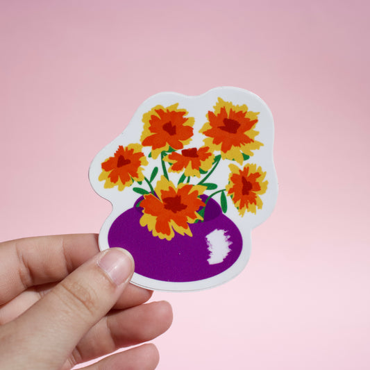 Marigolds Sticker