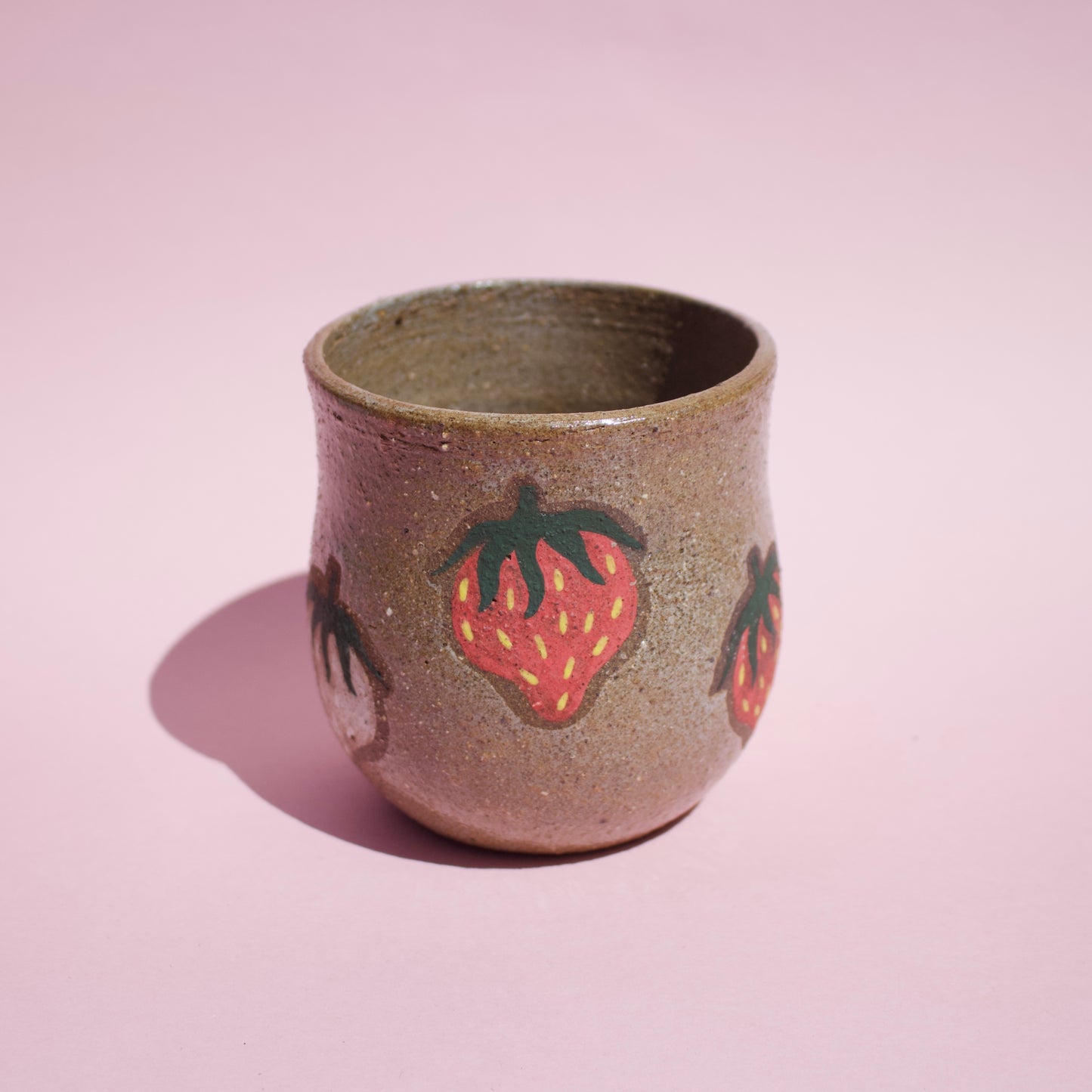 Pink & Red Strawberry Mug