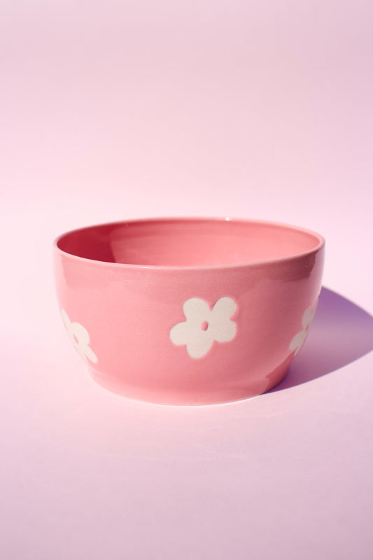 Pink Daisy Bowl