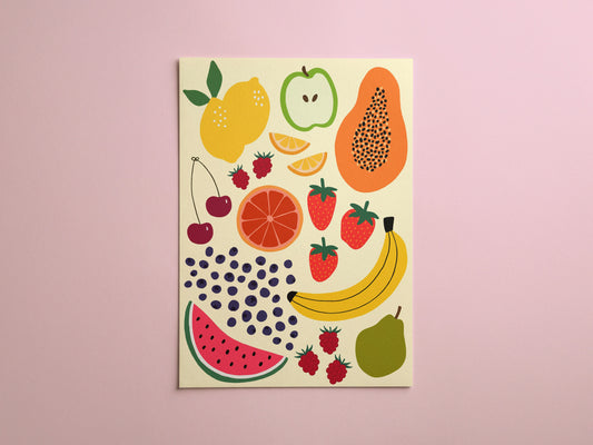 Fruit Salad Art Print