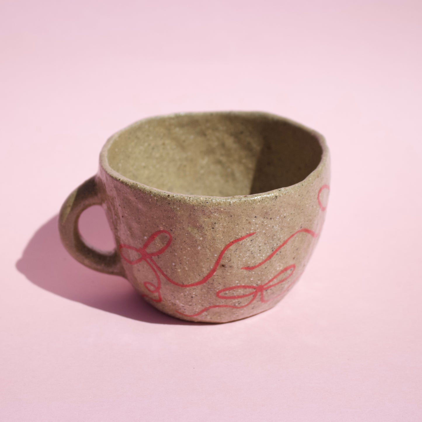 Bow Handbuilt Mug