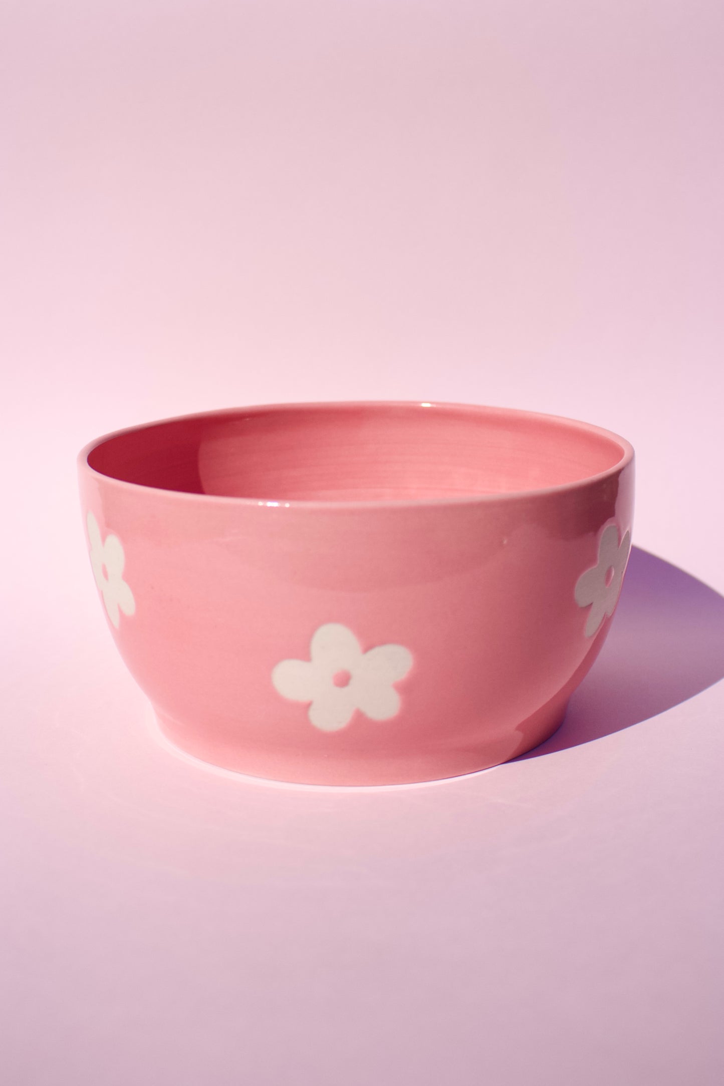 Pink Daisy Bowl