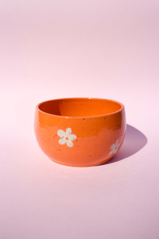 Orange Daisy Bowl