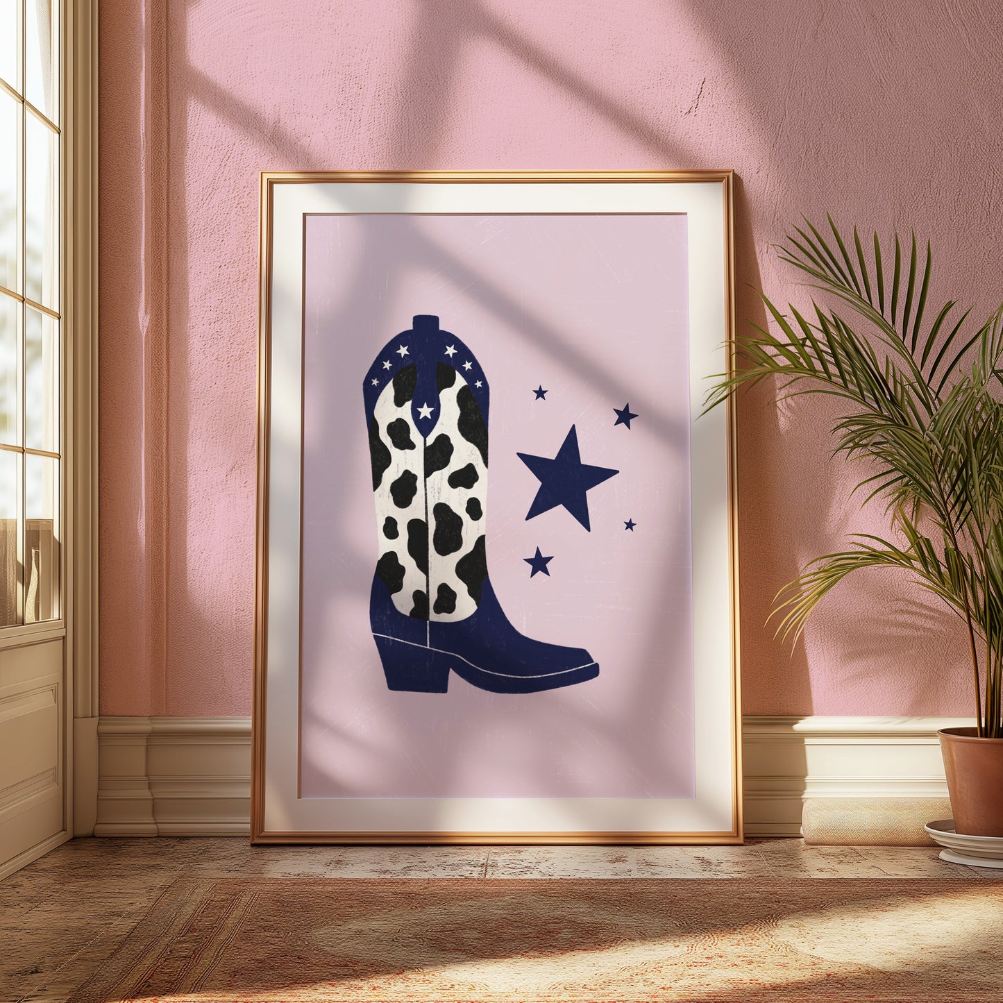 Cowboy Boot Art Print