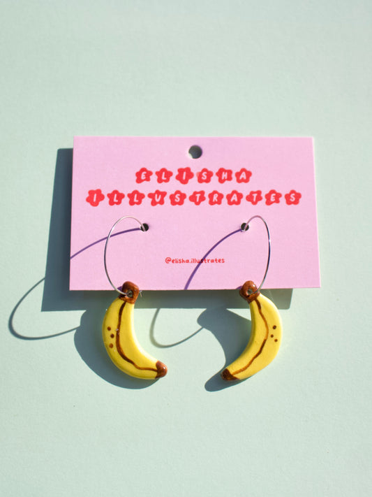 Banana Earrings