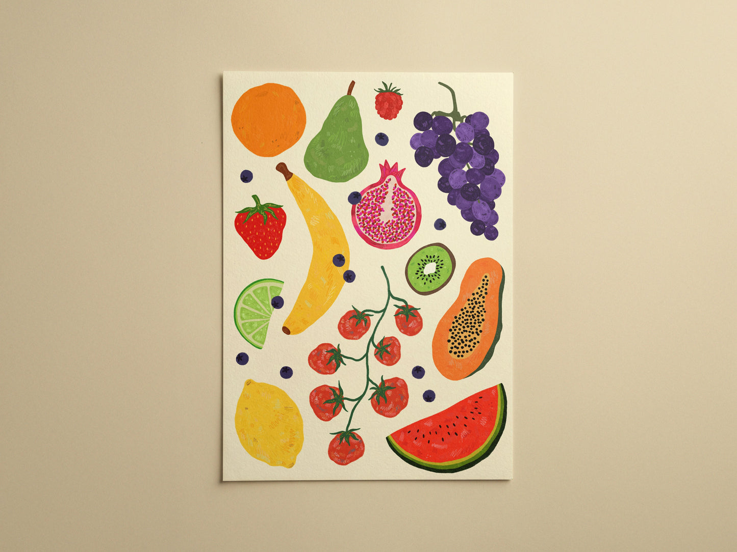 Groceries Art Print