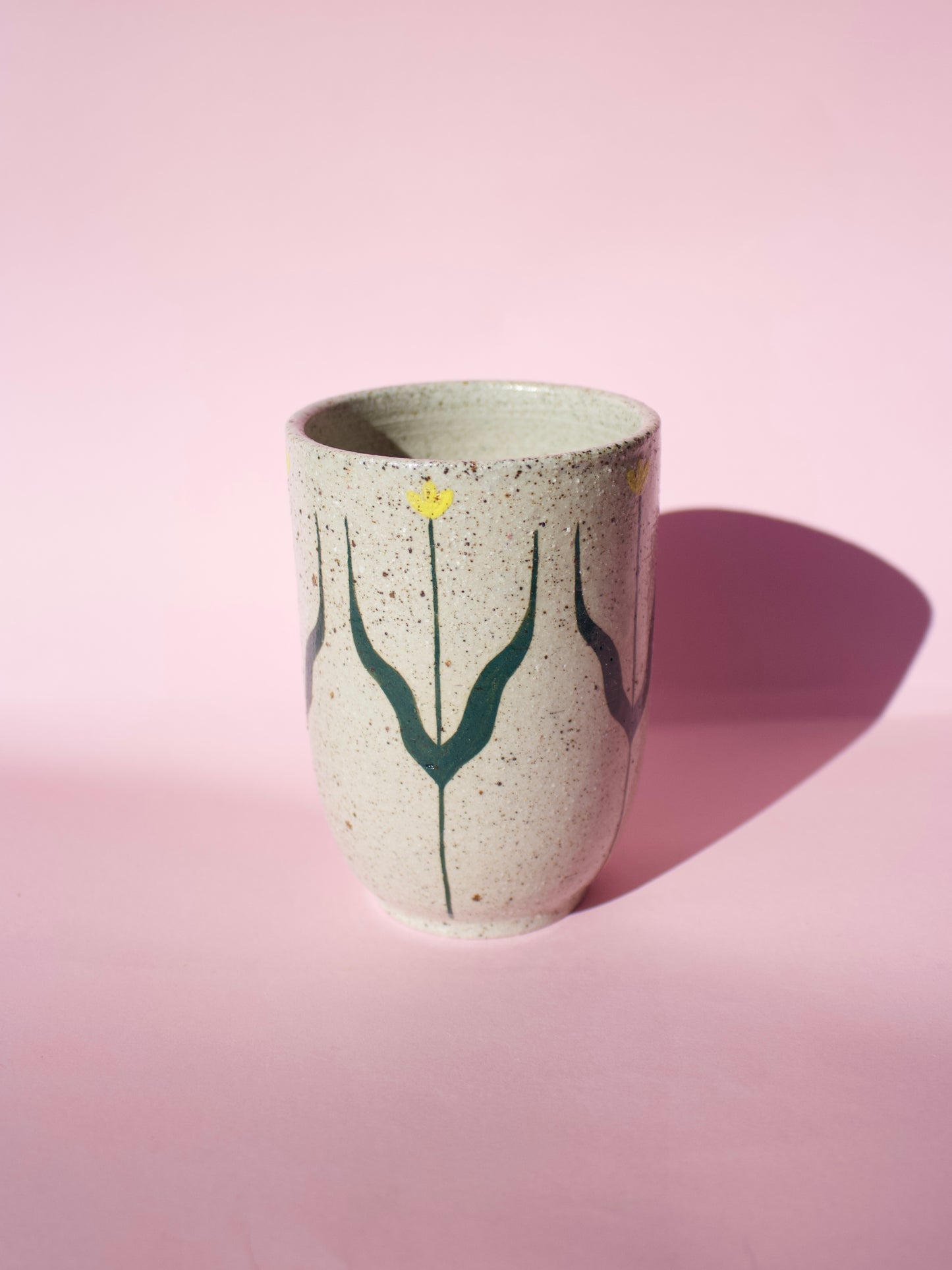 Yellow Tall Tulip Mug