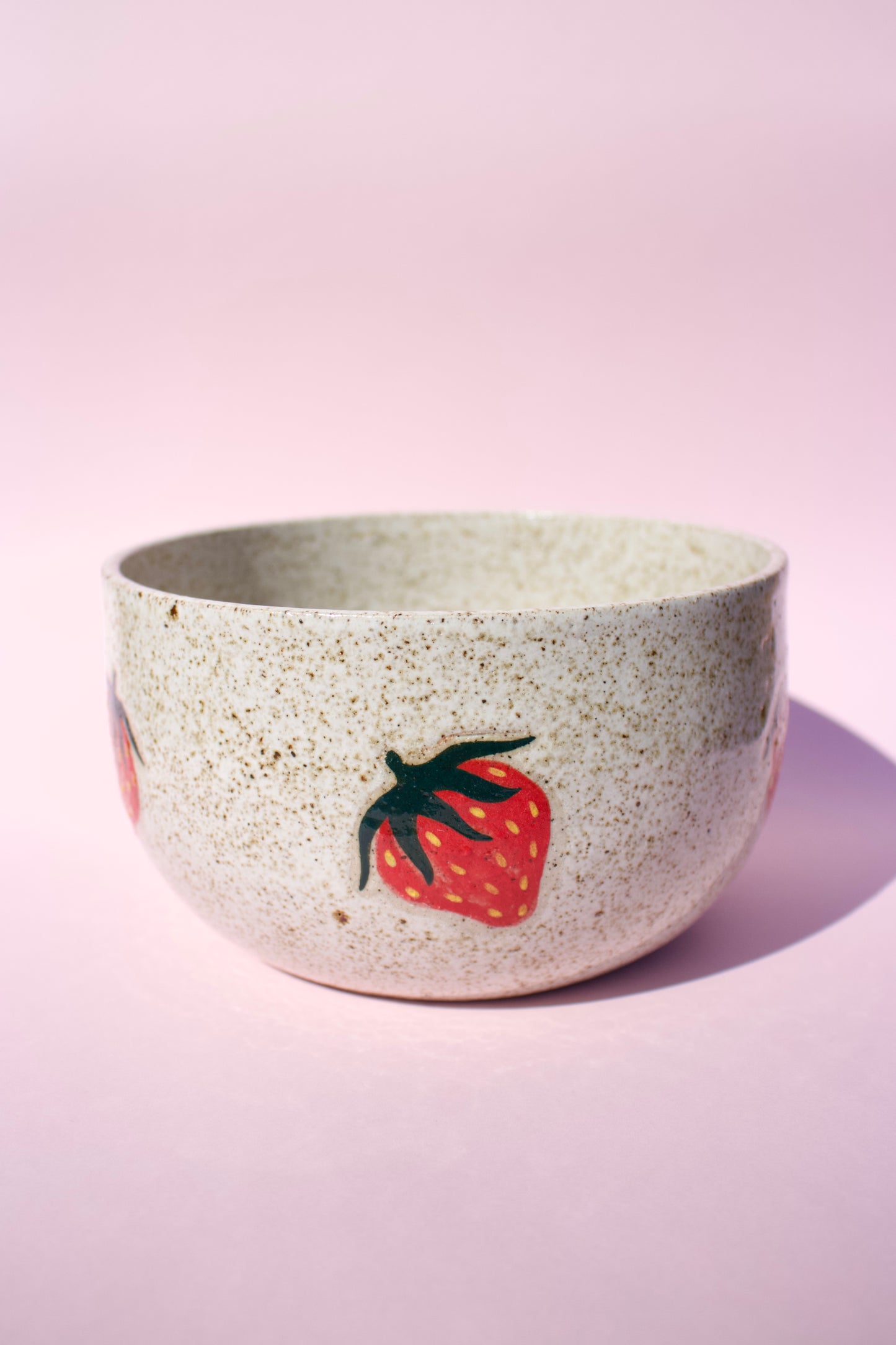 Speckled Strawberry Fruit Bowl