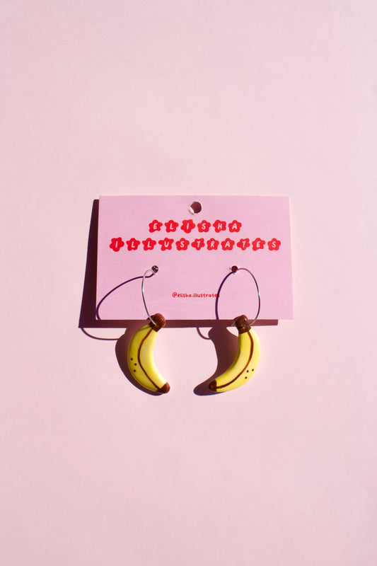 Banana Earrings