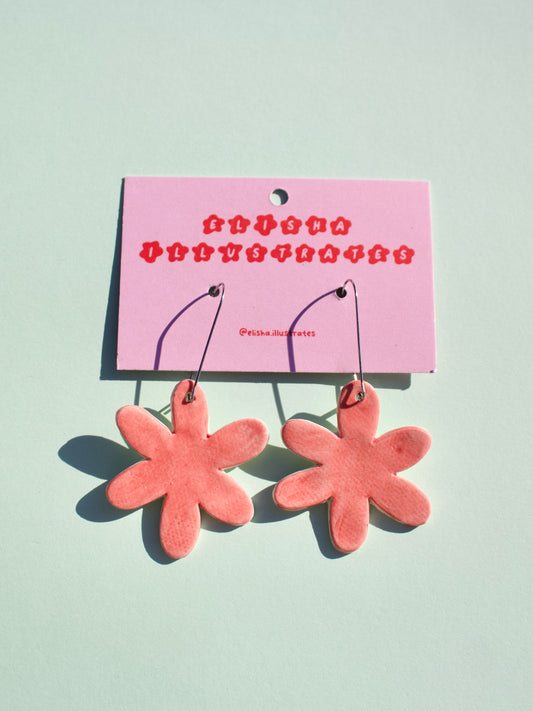 Chamomile Flower Earrings