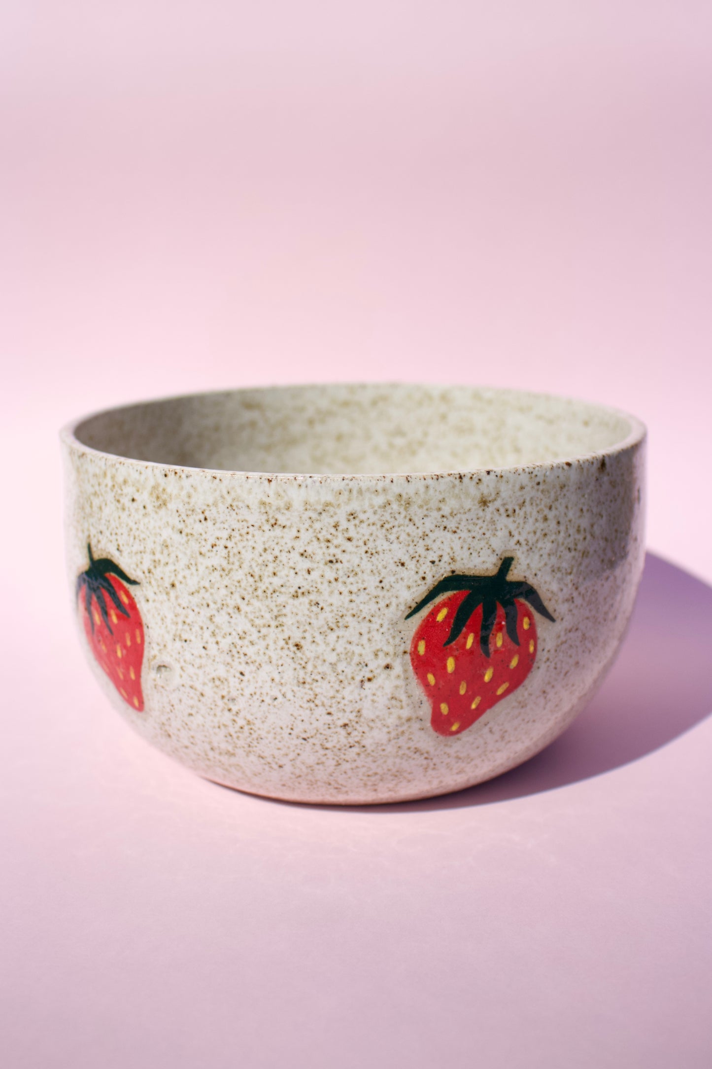 Speckled Strawberry Fruit Bowl