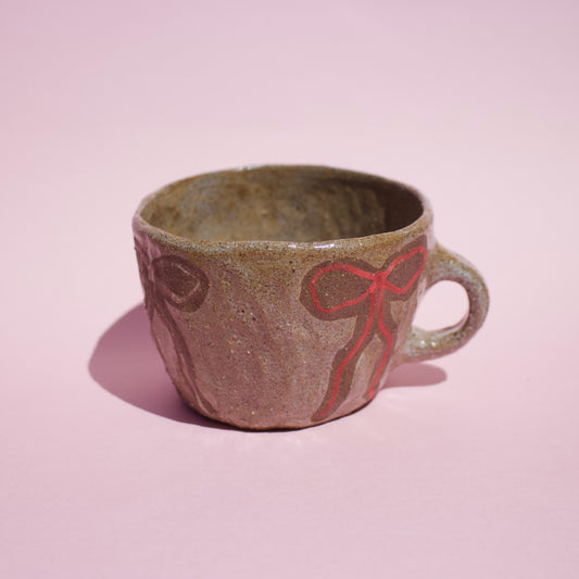 Pink & Red Bow Mug