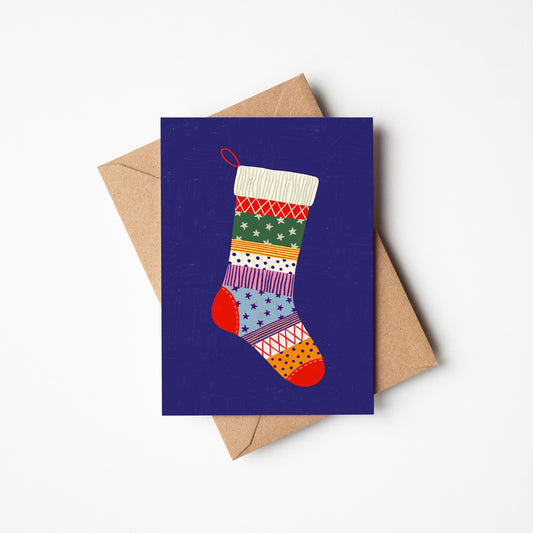 Christmas Stocking Greeting Card