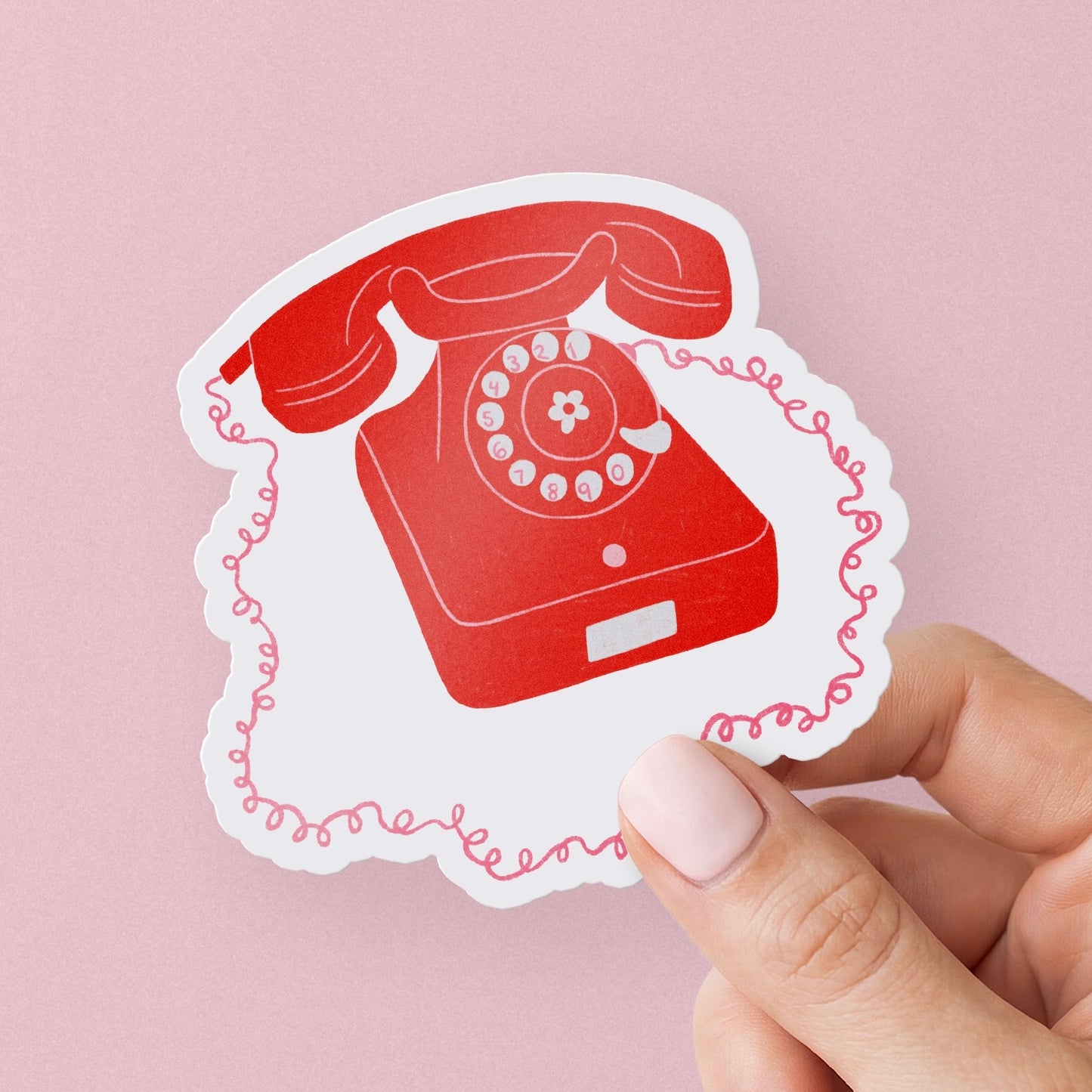 Call Me Sticker