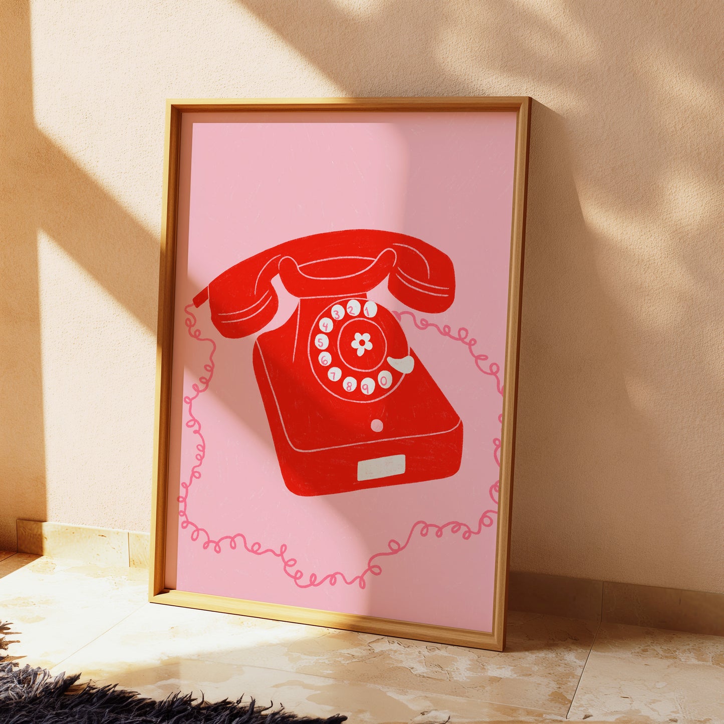 Call Me Art Print