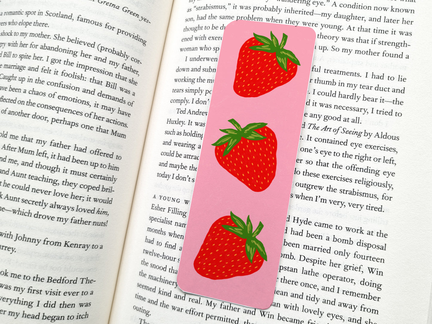 Strawberry Bookmark