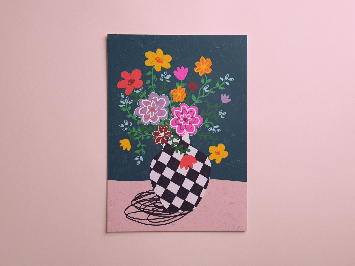 Autumn Flowers Art Print