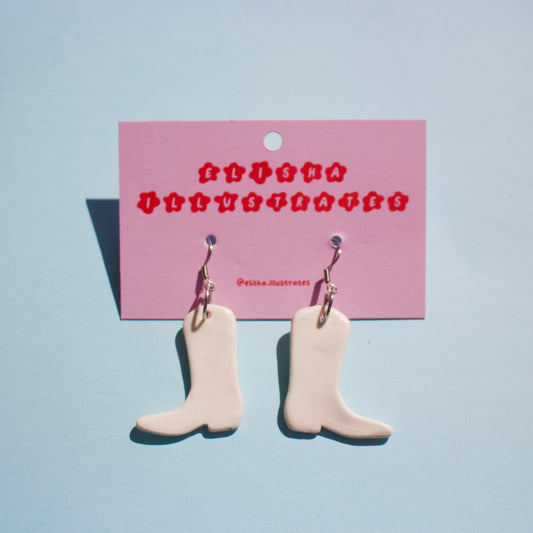 Cowboy Boot Hook Earrings