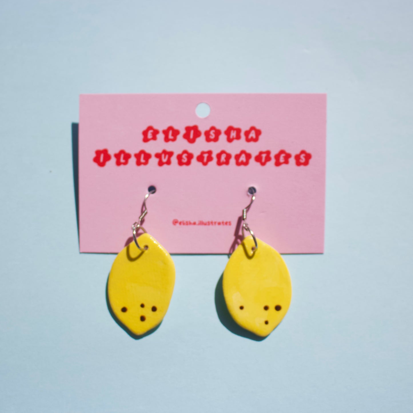 Lemon Hook Earrings