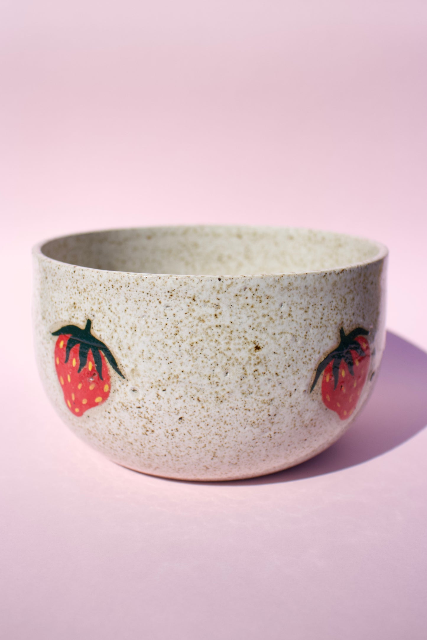 Speckled Strawberry Fruit Bowl