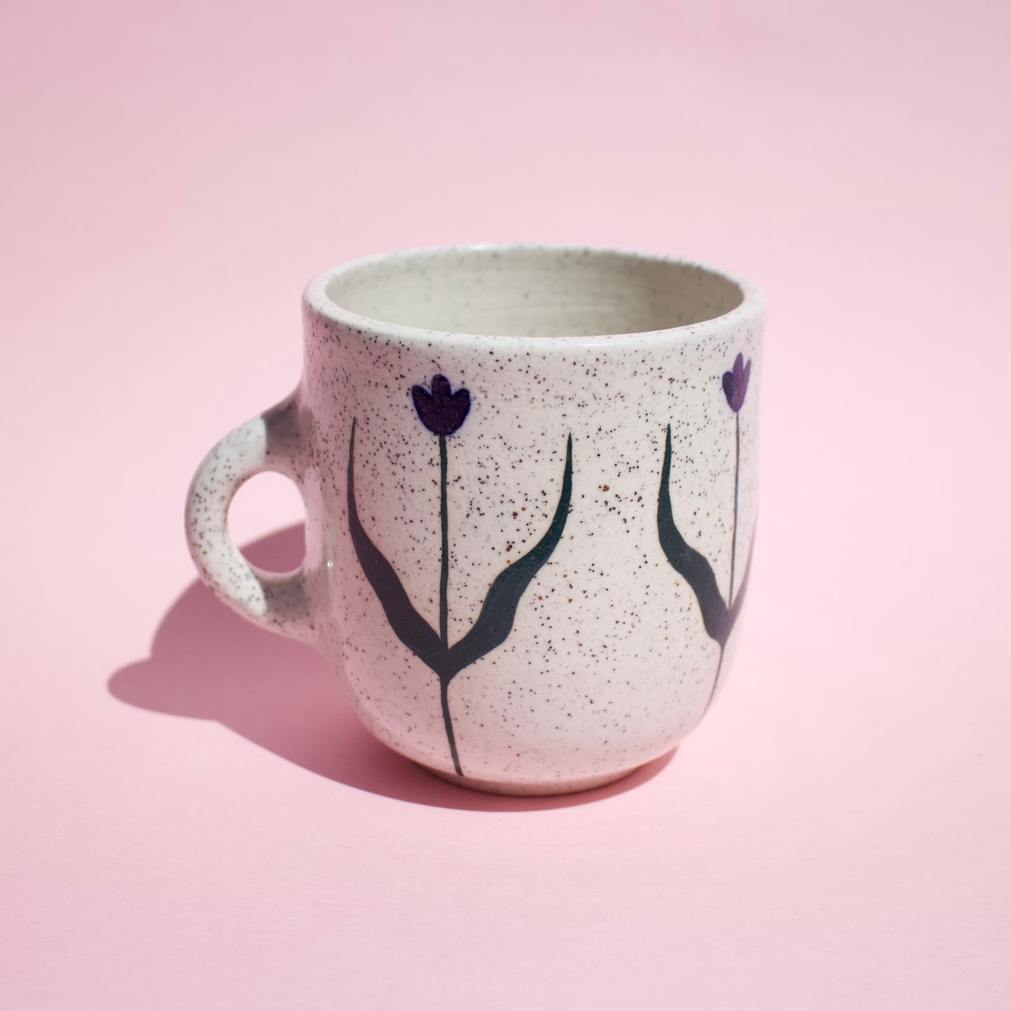 Blue Tall Tulips Mug