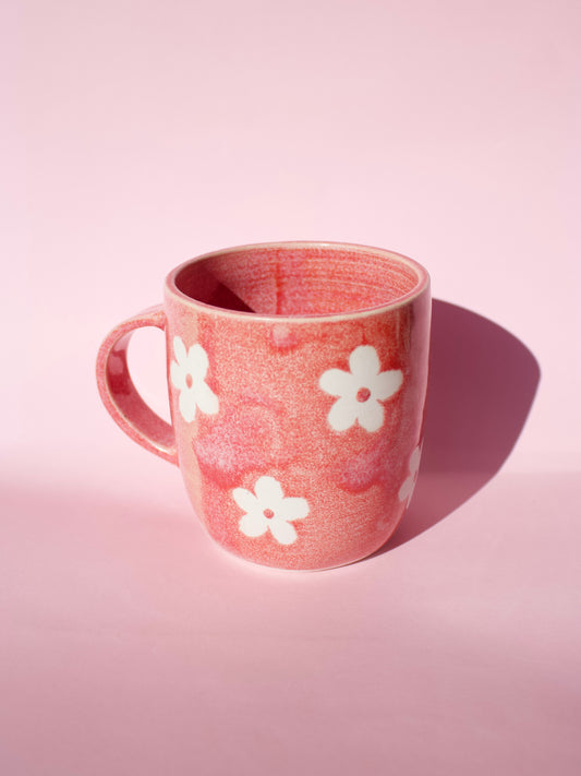 Watermelon Daisy Mug