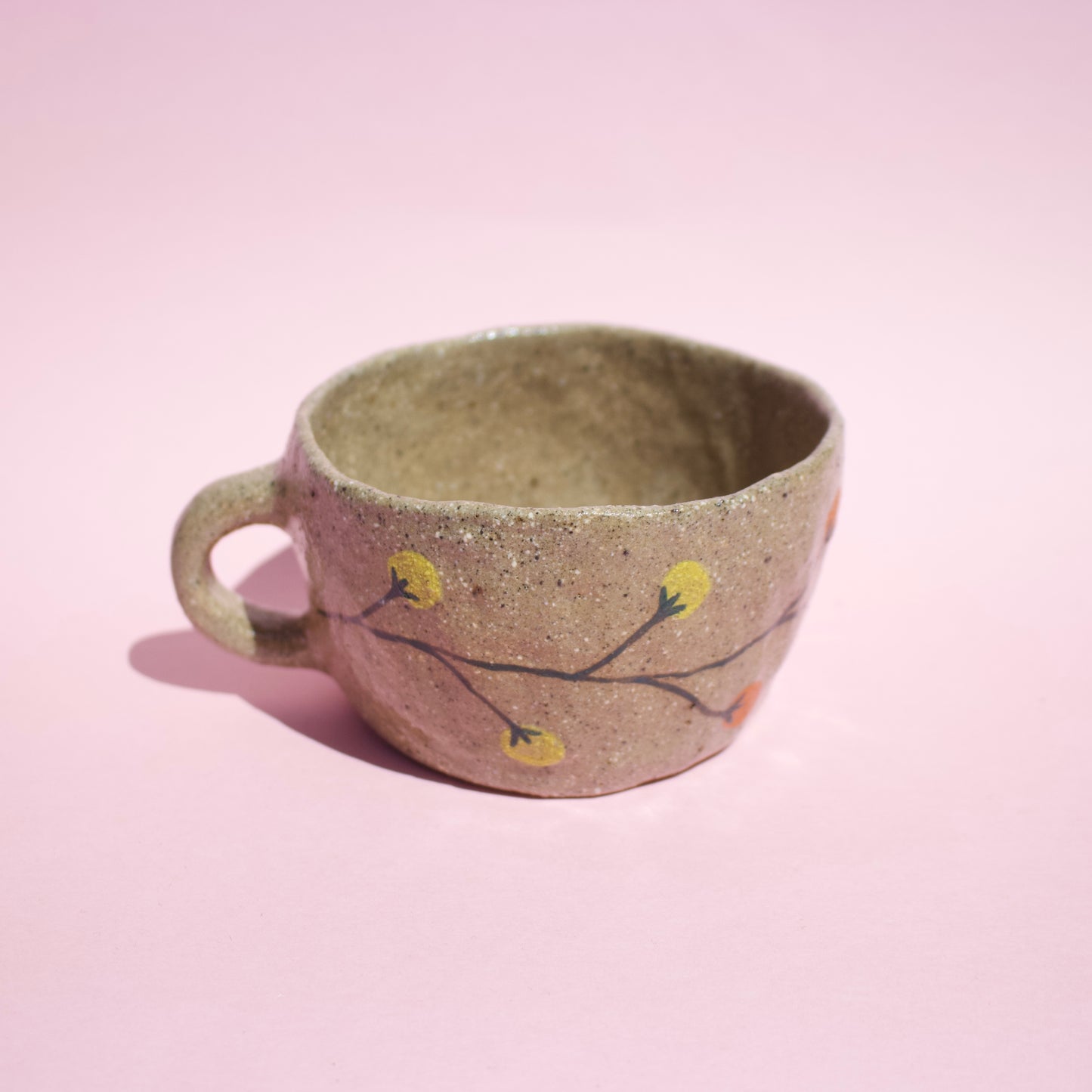 Tomato Handbuilt Mug