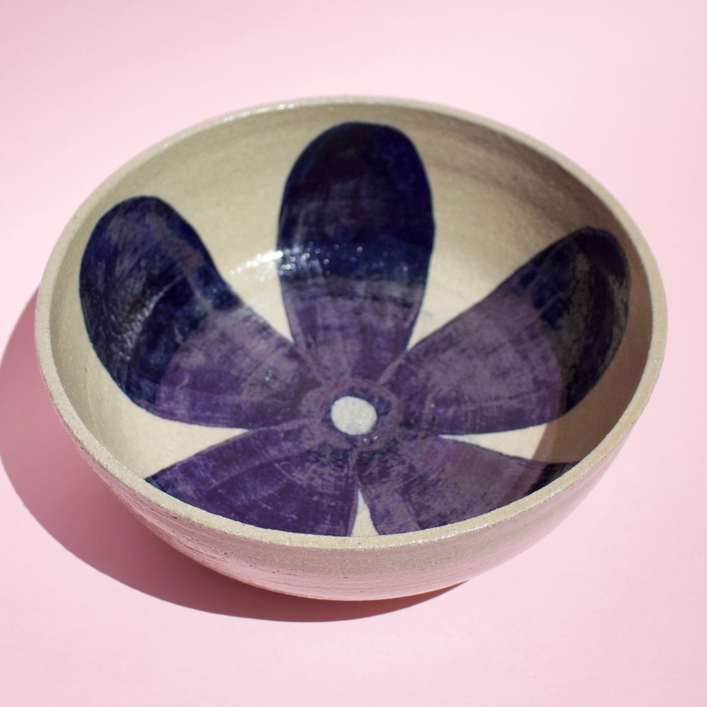 Blue Daisy Fruit Bowl