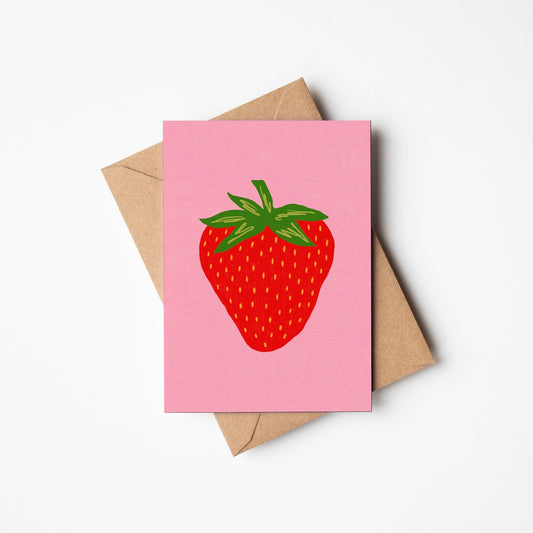 Strawberry Greeting Card