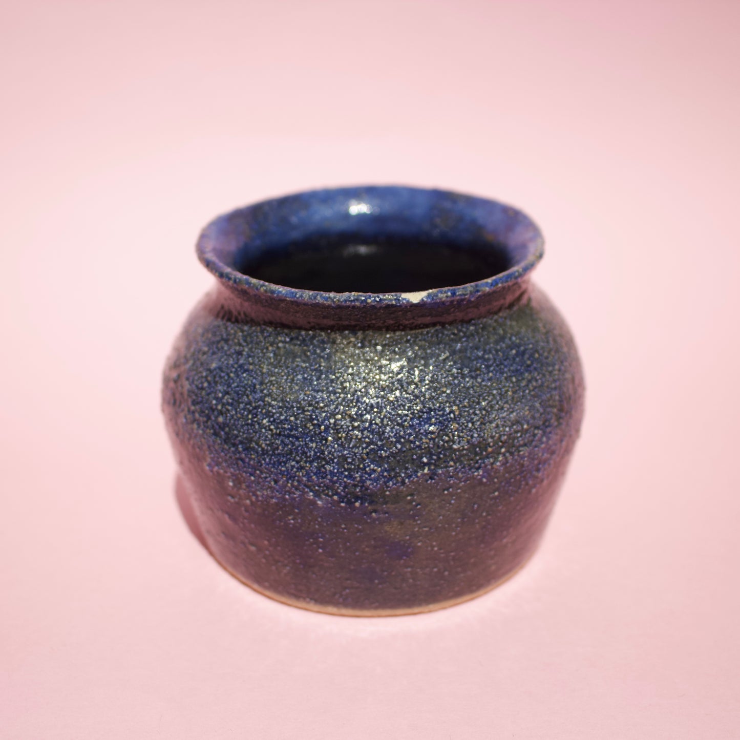 Blue Mini Vase Round