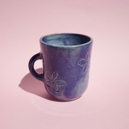 Blue Daisy Mug