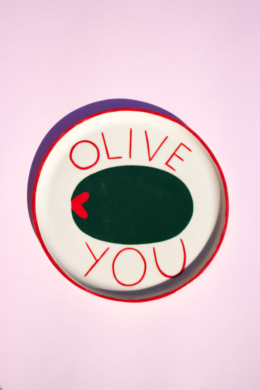 Olive You Plate